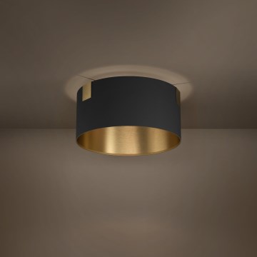 Eglo - Stropní svítidlo 1xE27/40W/230V černá/zlatá