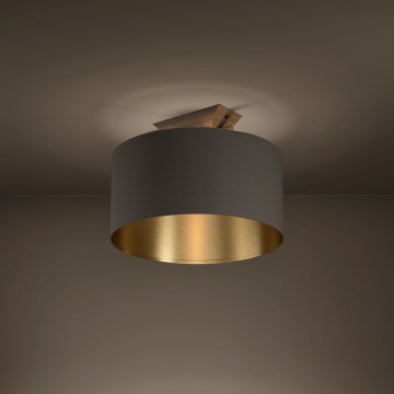 Eglo - Stropní svítidlo 1xE27/40W/230V hnědá/zlatá