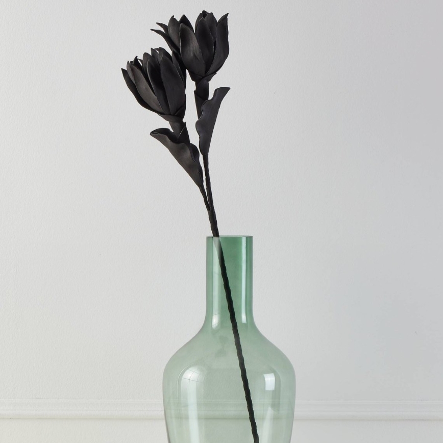 Eglo - Umělá květina 90 cm černá