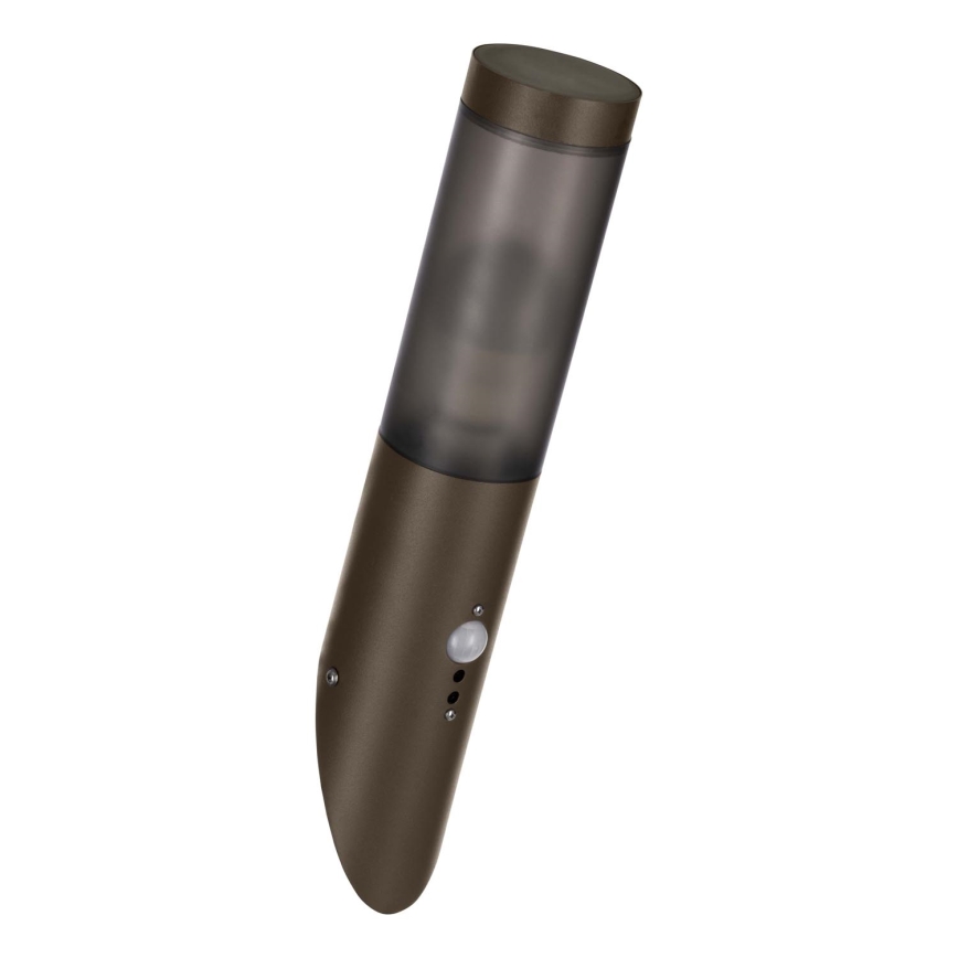 Eglo - Venkovní nástěnné svítidlo se senzorem 1xE27/15W/230V IP44