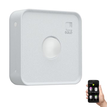 Eglo - Venkovní senzor pohybu a soumraku CONNECT SENSOR 12 m 3xAA bílý IP44