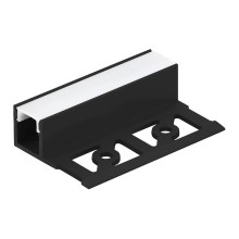 Eglo - Vestavný profil pro LED pásky 13x13x1000 mm černá