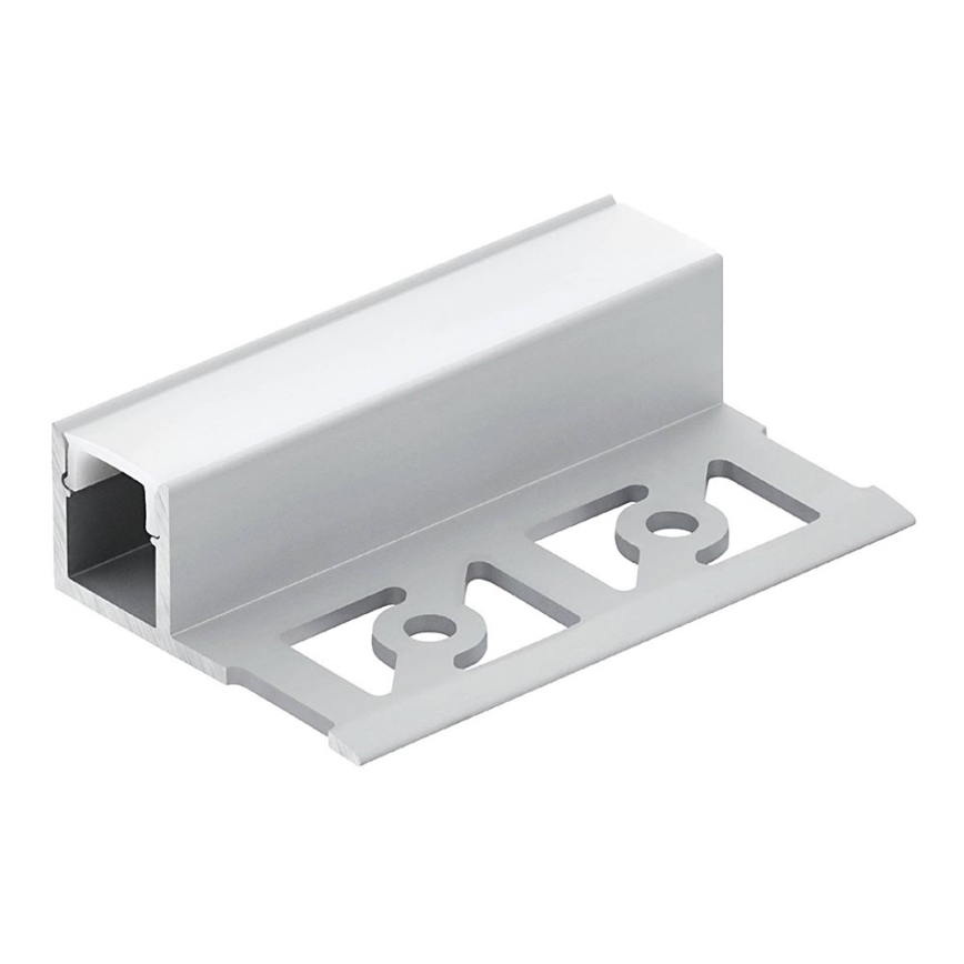 Eglo - Vestavný profil pro LED pásky RECESSED 13x13x1000 mm bílá