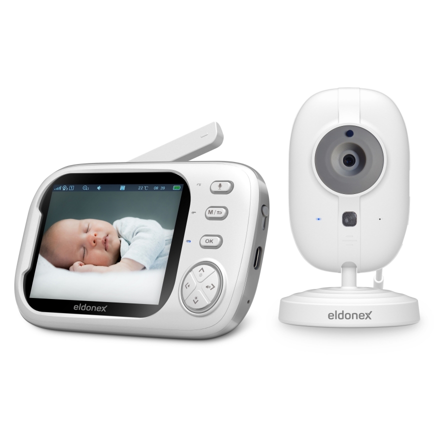 ELDONEX EBM-1010-WH - Dětská chůvička s monitorem 5V
