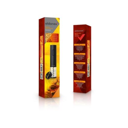 ELDONEX EWO-2100-BK - Elektrický otvírák na víno 4xAA černá