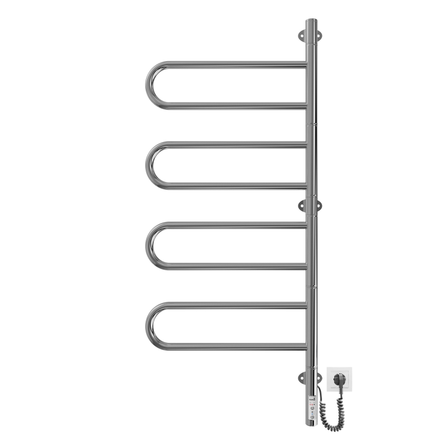 Elektrický otočný sušák na ručníky TRISTAR 105W/230V 100x44,5cm IP44 nerez/lesklý chrom