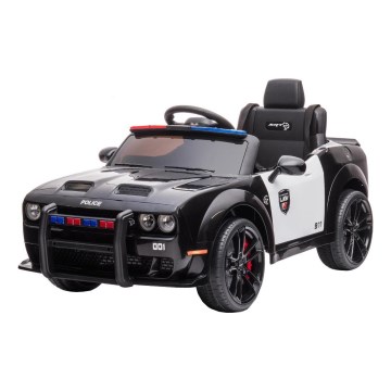 Elektrické autíčko Dodge Challenger Policie 50W/4500 mAh  černá/bílá