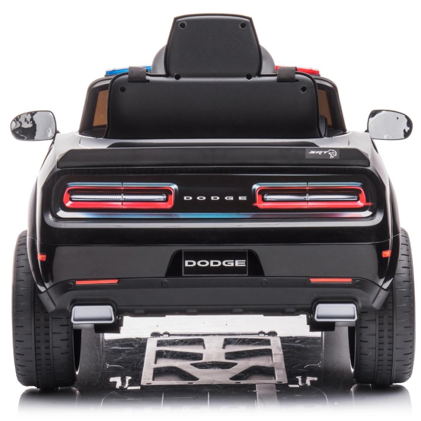 Elektrické autíčko Dodge Challenger Policie 50W/4500 mAh  černá/bílá
