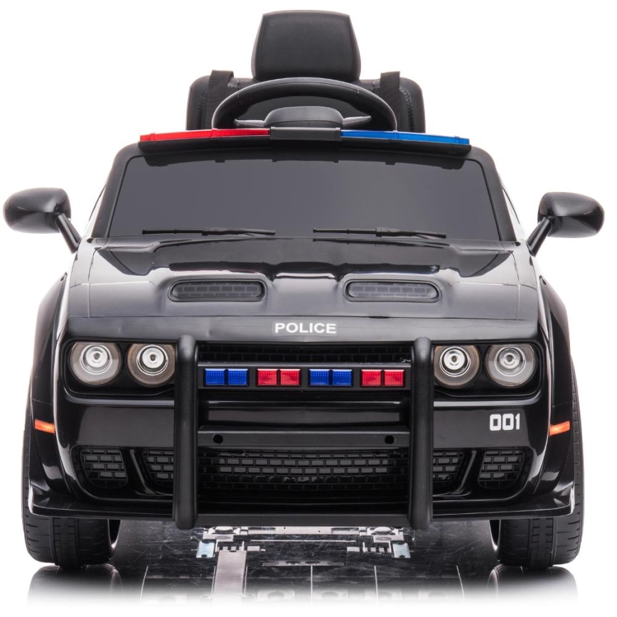 Elektrické autíčko Dodge Challenger Policie 50W/4500 mAh  černá/bílá