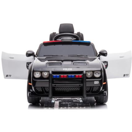Elektrické autíčko Dodge Challenger Policie 50W/4500 mAh  černá/bílá