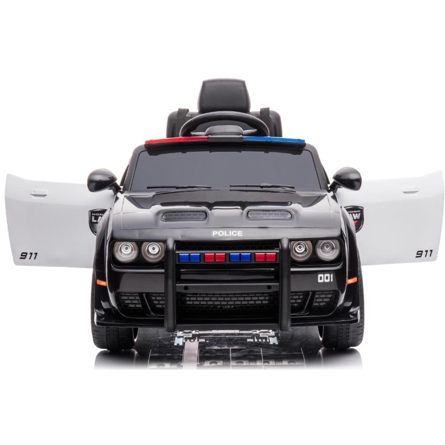 Elektrické autíčko Dodge Challenger Policie 50W/4500 mAh  černá/bílá