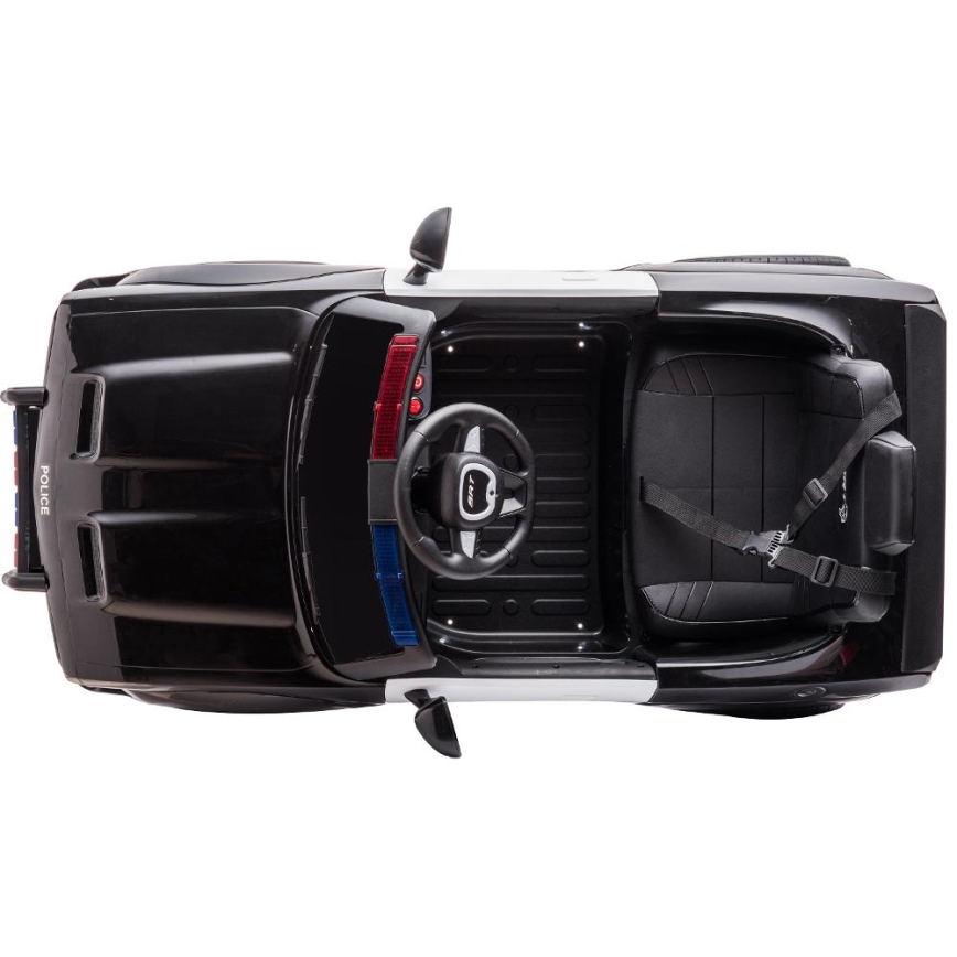 Elektrické autíčko Dodge Challenger Policie 50W/4500 mAh  černá/bílá