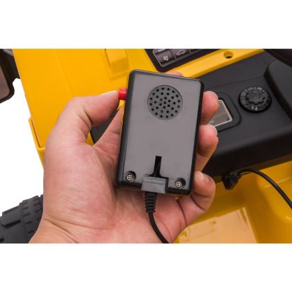 Elektrické autíčko Nakladač CAT 60W/4500 mAh žlutá/černá