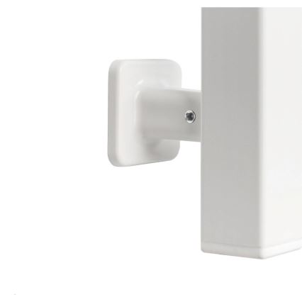 Elektrický sušák na ručníky s termostatem SILOUETTE 187W/230V 120,6 cm IP44 bílá pravá hranatý