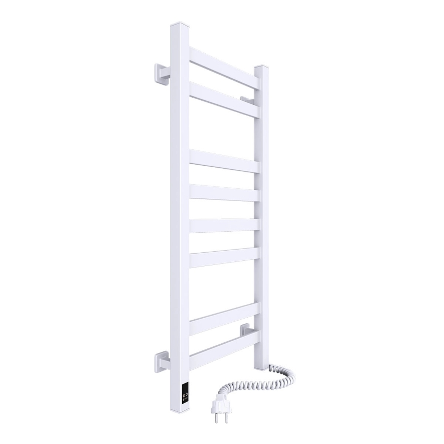 Elektrický sušák na ručníky s termostatem AVANGARD 105W 80x36 cm  bílá pravá