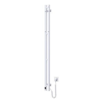 Elektrický sušák na ručníky s termostatem SILOUETTE 106W 150x9cm  bílá pravá