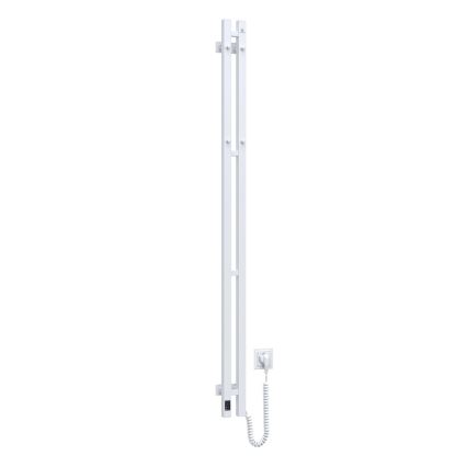 Elektrický sušák na ručníky s termostatem SILOUETTE 106W 150x9cm  bílá pravá