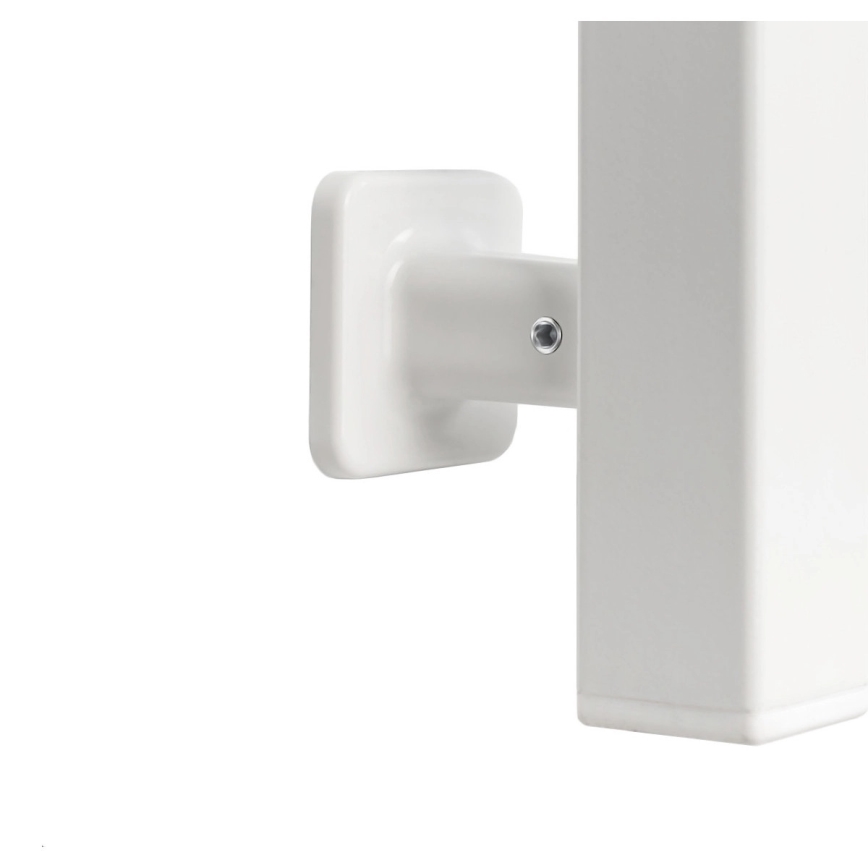 Elektrický sušák na ručníky s termostatem SILOUETTE 106W 150x9cm  bílá pravá