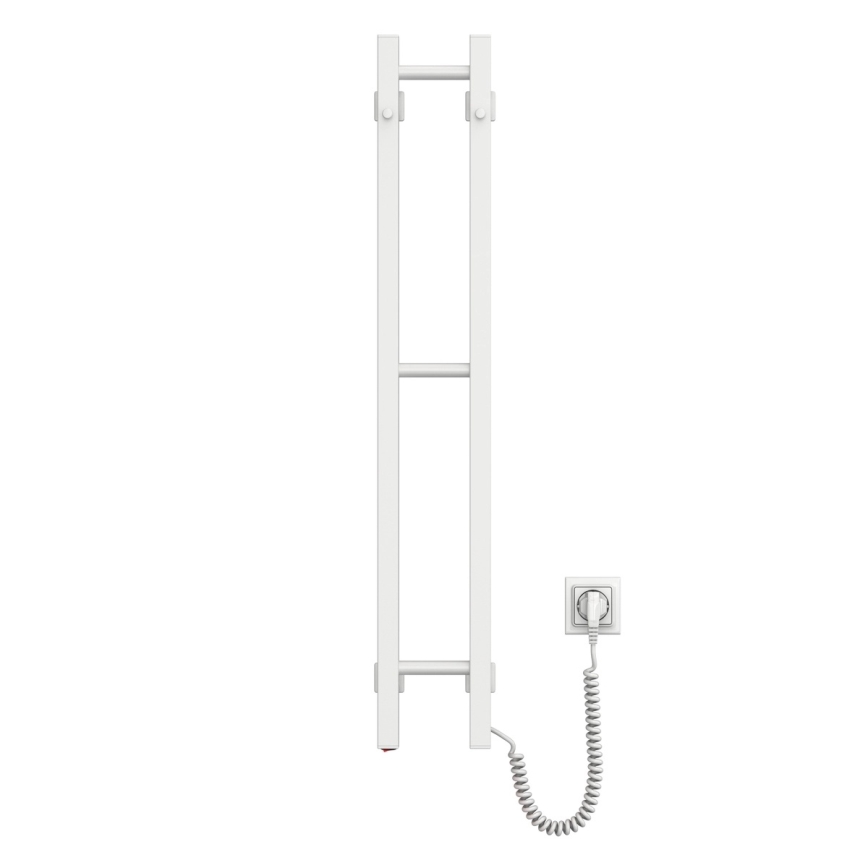 Elektrický sušák na ručníky SILOUETTE 187W/230V 101,1 cm IP44 bílá pravá hranatý