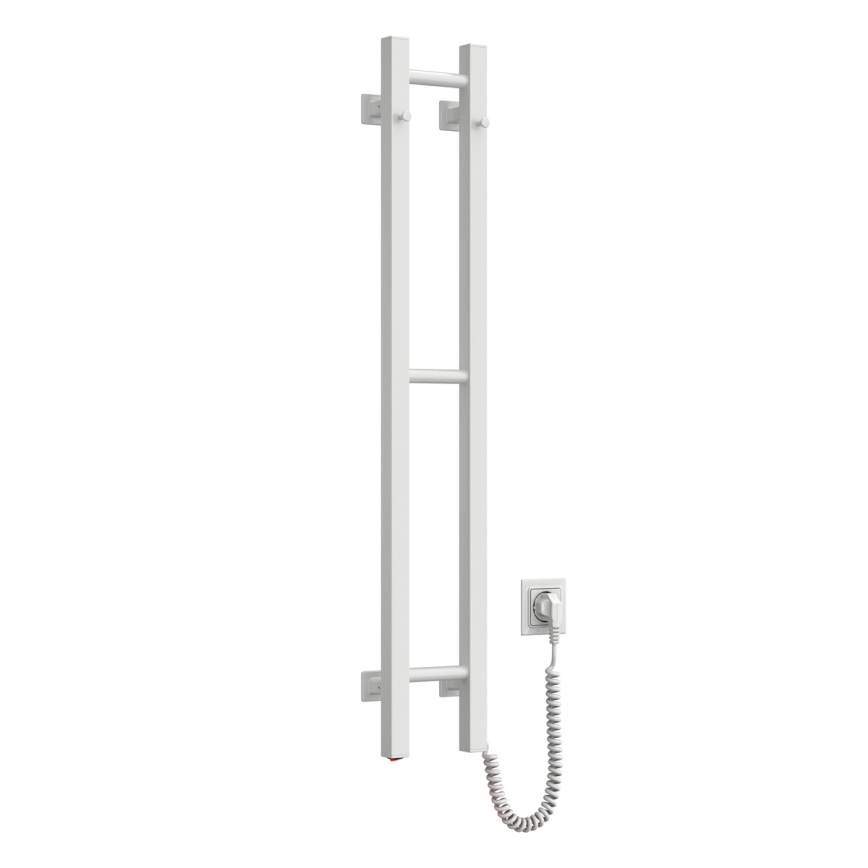 Elektrický sušák na ručníky SILOUETTE 187W/230V 101,1 cm IP44 bílá pravá hranatý