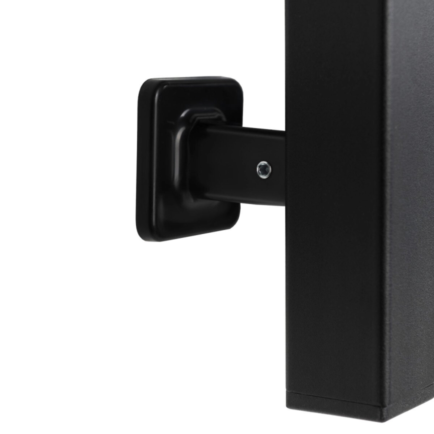Elektrický sušák na ručníky SILOUETTE 187W/230V 101,1 cm IP44 černá pravá hranatý