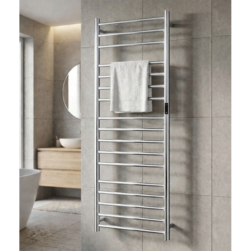 Elektrický sušák ručníků 60x168 cm 285W nerez