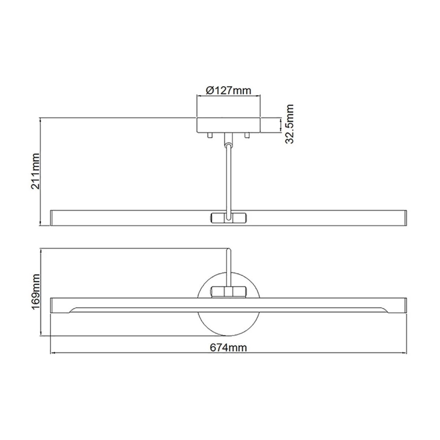 Elstead - LED Obrazové svítidlo ALTON LED/10W/230V černá