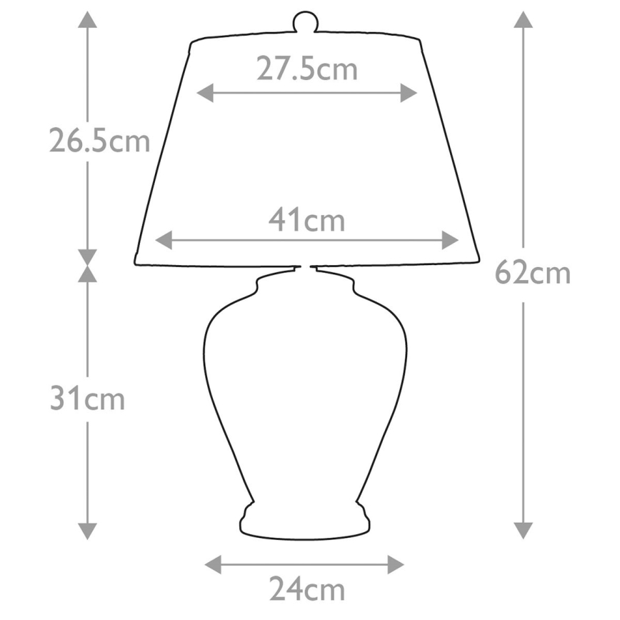 Elstead - Stolní lampa ARUM LILY 1xE27/60W/230V