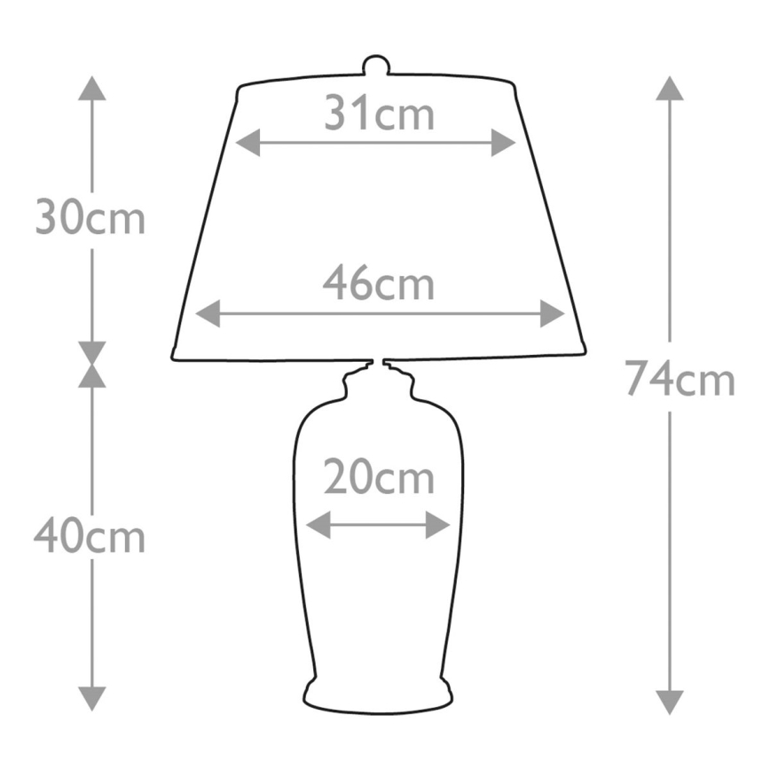 Elstead - Stolní lampa BLACK BIRDS 1xE27/60W/230V