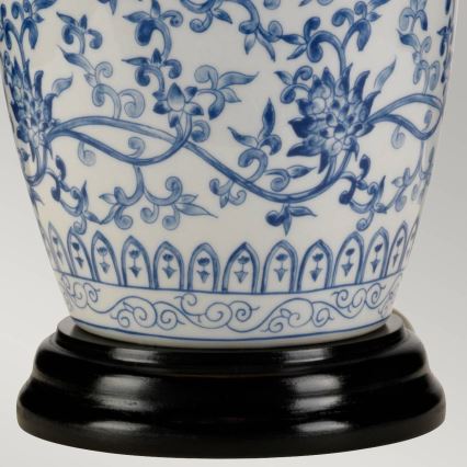 Elstead - Stolní lampa BLUE GINGER JAR 1xE27/60W/230V