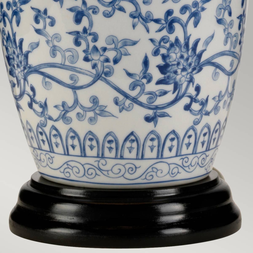 Elstead - Stolní lampa BLUE GINGER JAR 1xE27/60W/230V