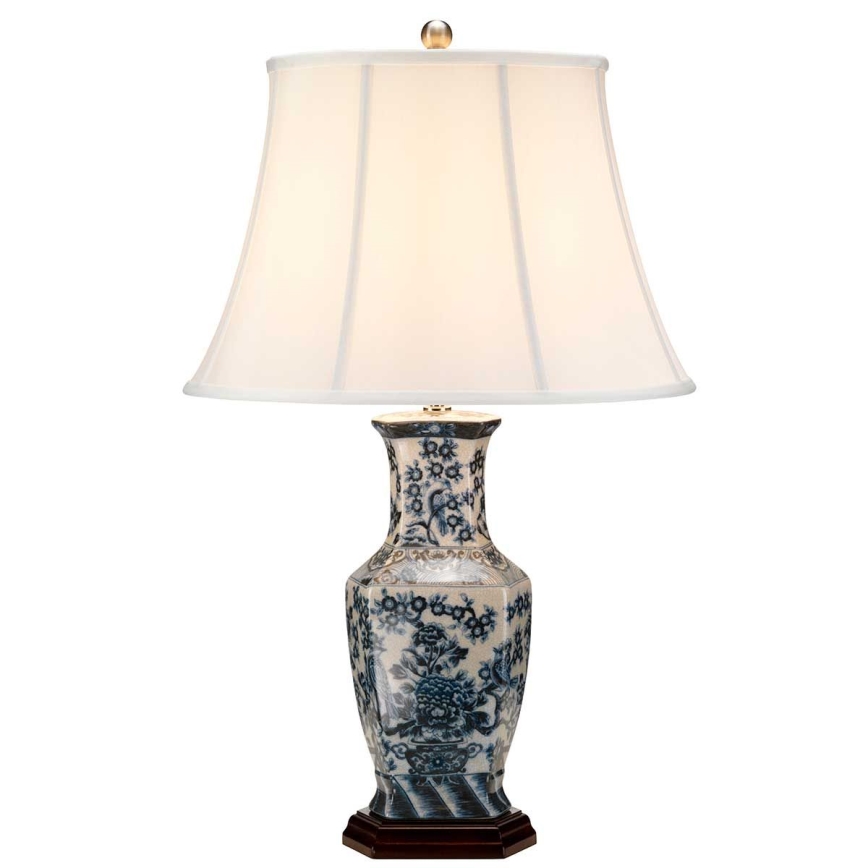 Elstead - Stolní lampa BLUE HEX 1xE27/60W/230V