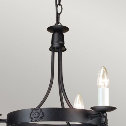 Elstead - Lustr na řetězu BELFRY 3xE14/60W/230V