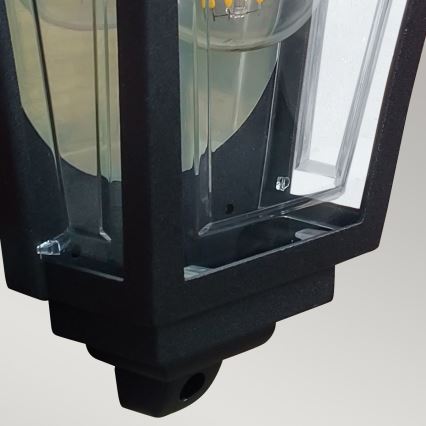 Elstead - Venkovní nástěnné svítidlo DECO LANE 1xE27/60W/230V IP44 černá