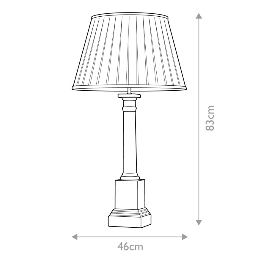 Elstead - Stolní lampa LOUVIERS 1xE27/60W/230V