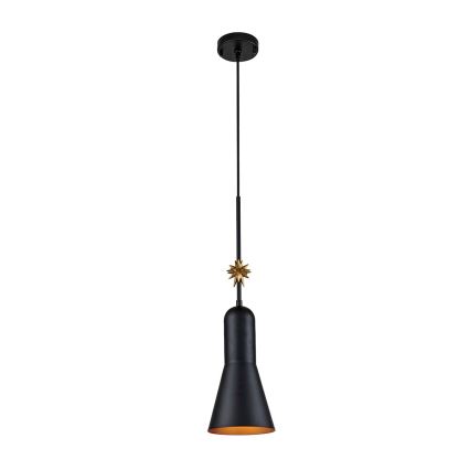 Elstead - Lustr na lanku ETOILE 1xE27/60W/230V pr. 17,8 cm černá