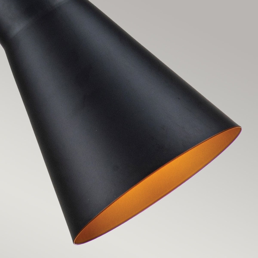 Elstead - Lustr na lanku ETOILE 1xE27/60W/230V pr. 17,8 cm černá