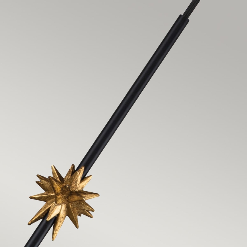 Elstead - Lustr na lanku ETOILE 1xE27/60W/230V pr. 17,8 cm černá