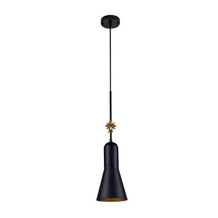 Elstead - Lustr na lanku ETOILE 1xE27/60W/230V pr. 17,8 cm černá