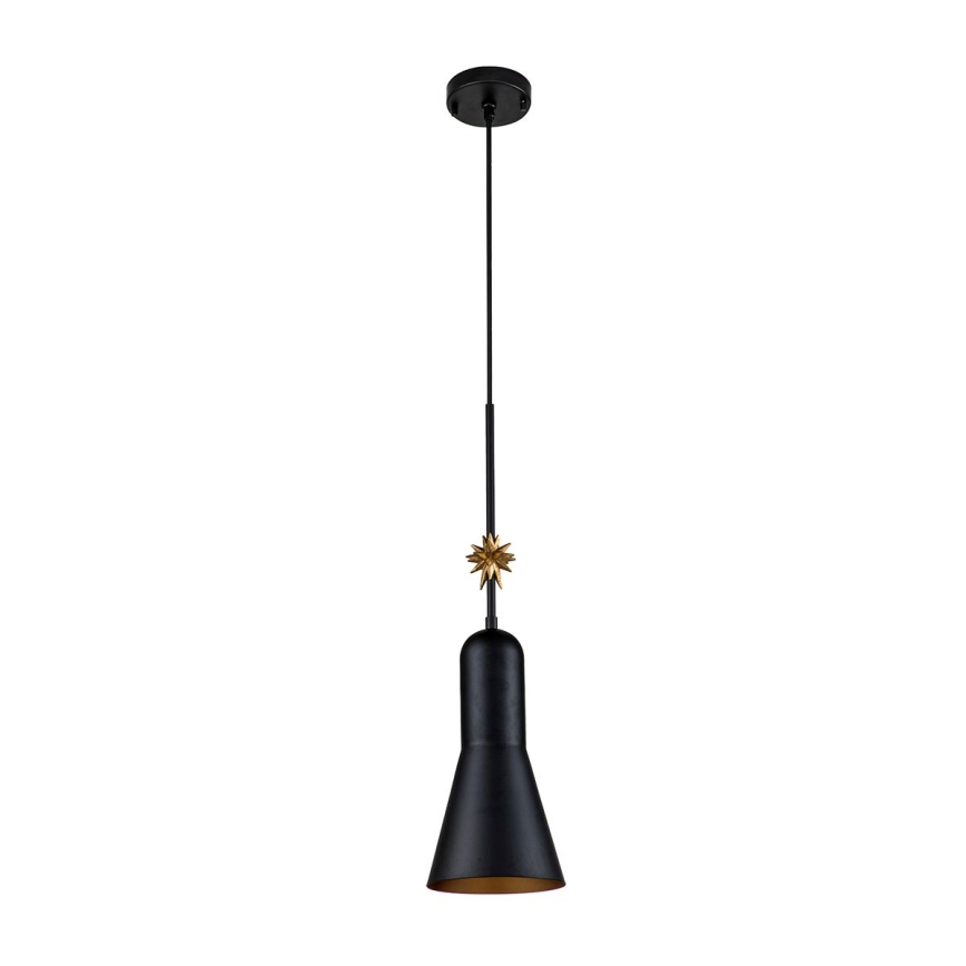 Elstead - Lustr na lanku ETOILE 1xE27/60W/230V pr. 17,8 cm černá