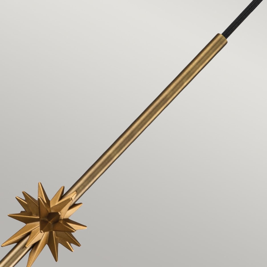 Elstead - Lustr na lanku ETOILE 1xE27/60W/230V pr. 13,3 cm zlatá