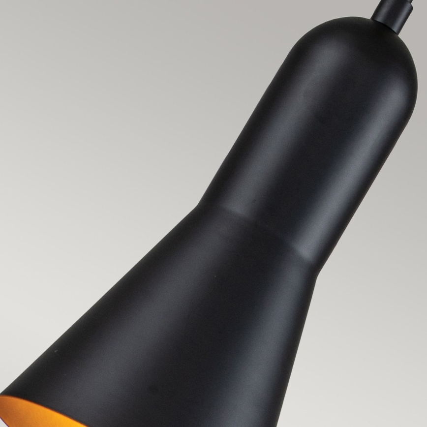 Elstead - Lustr na lanku ETOILE 1xE27/60W/230V pr. 13,3 cm černá