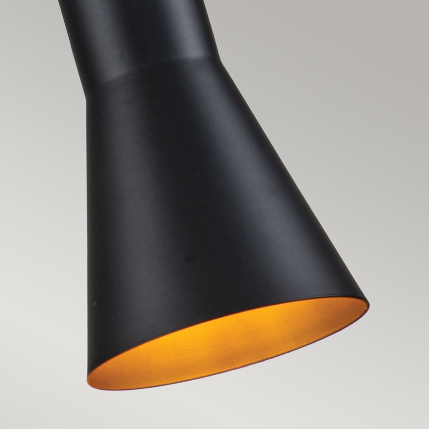 Elstead - Lustr na lanku ETOILE 1xE27/60W/230V pr. 13,3 cm černá