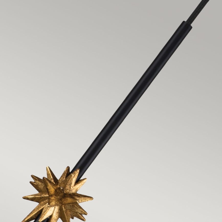 Elstead - Lustr na lanku ETOILE 1xE27/60W/230V pr. 13,3 cm černá