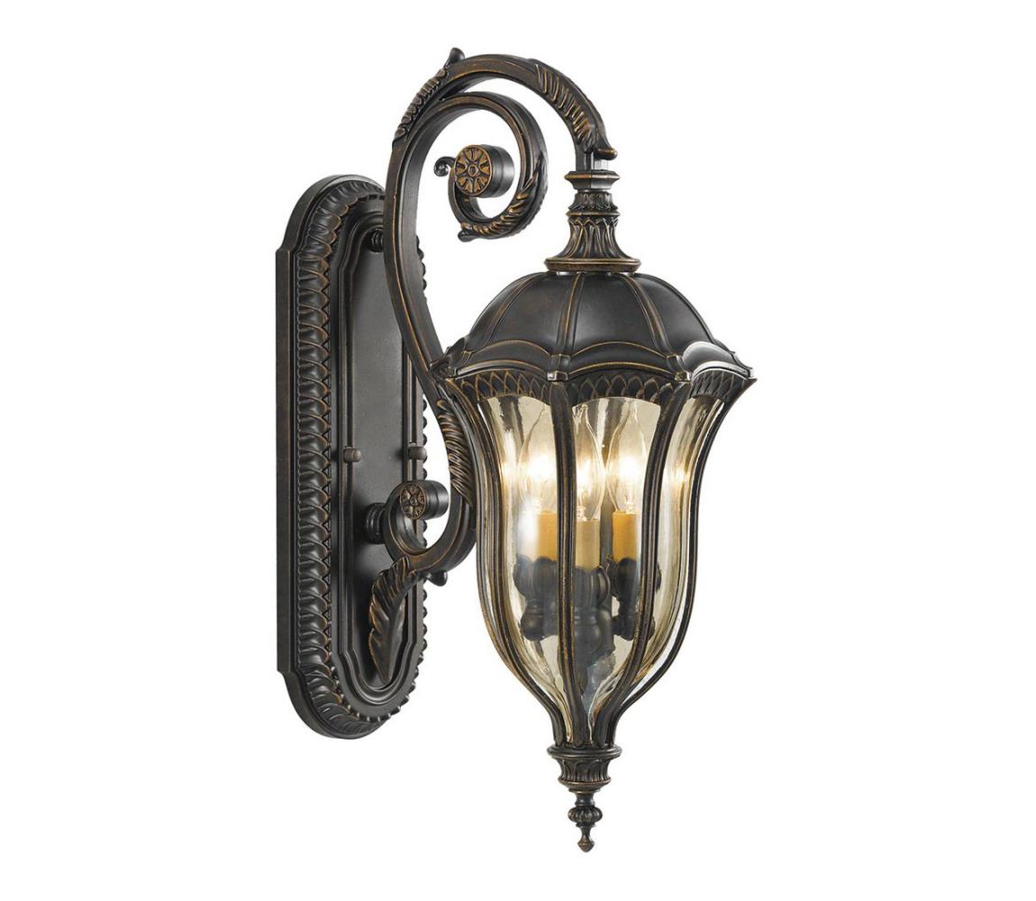 Elstead Elstead FE-BATONRG-M - Venkovní nástěnné svítidlo BATON 3xE14/60W/230V IP44 ED0028