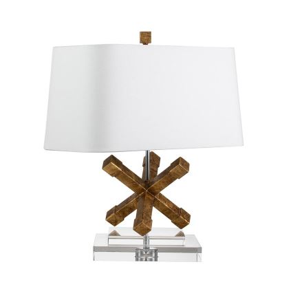 Elstead - Stolní lampa JACKSON SQUARE 1xE27/60W/230V