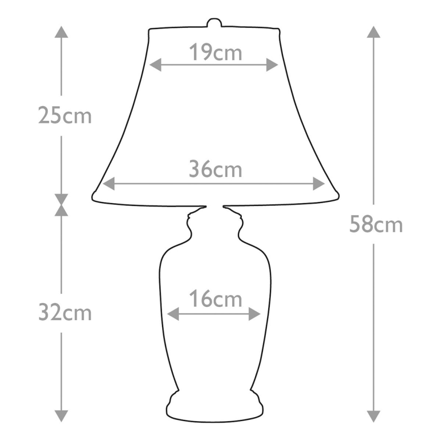 Elstead - Stolní lampa GOLDTHISTLE 1xE27/60W/230V