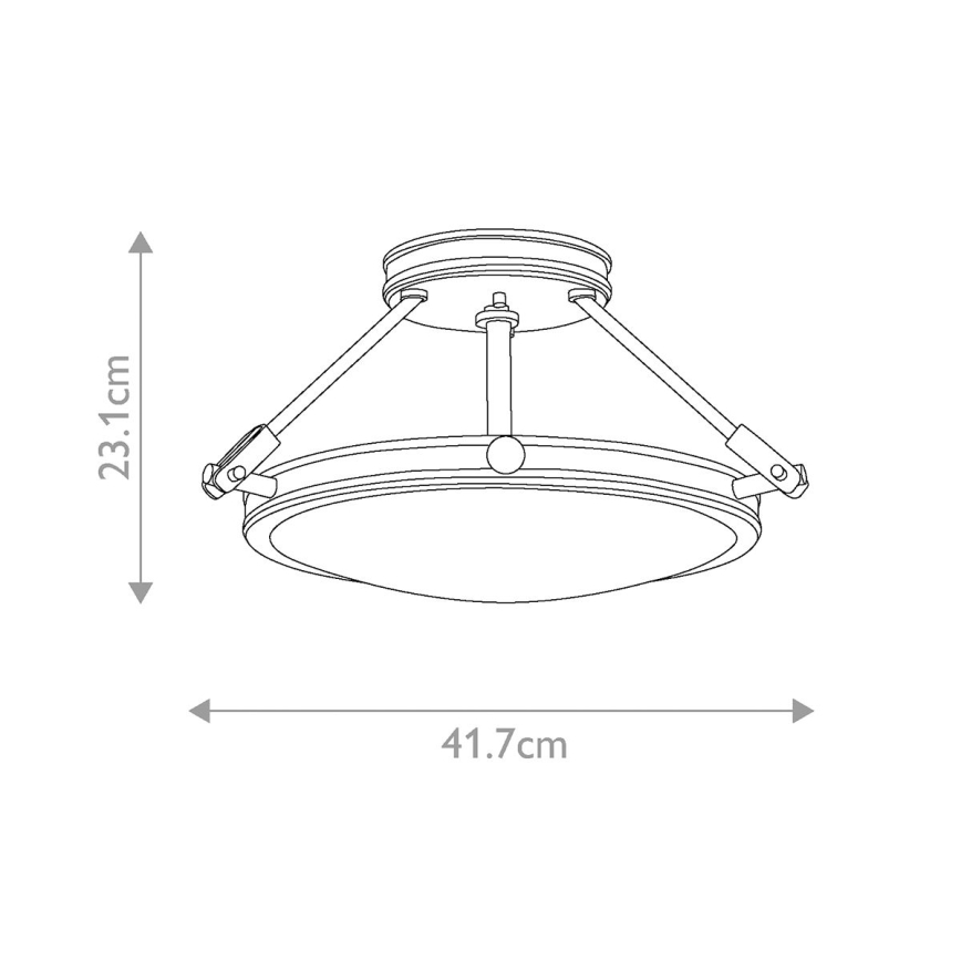 Elstead - Přisazený lustr COLLIER 3xE14/60W/230V