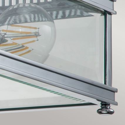 Elstead - Venkovní stropní svítidlo HOLBORN 2xE27/60W/230V IP44 lesklý chrom