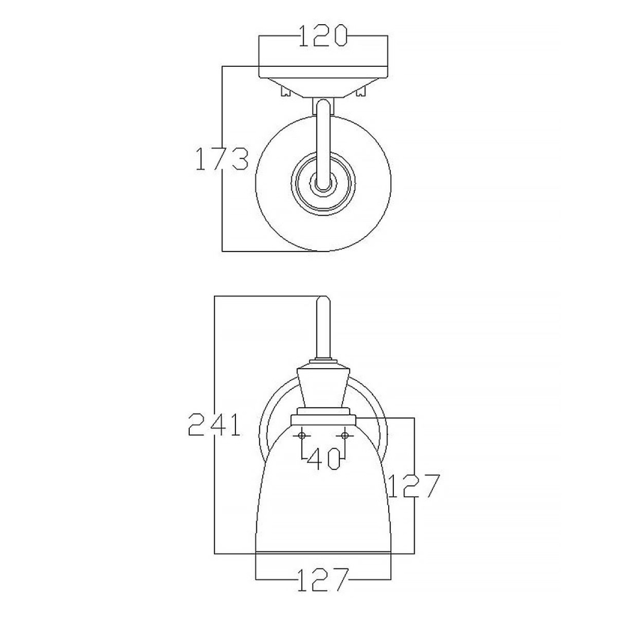 Elstead - LED Koupelnové svítidlo CORA 1xG9/3W/230V IP44  